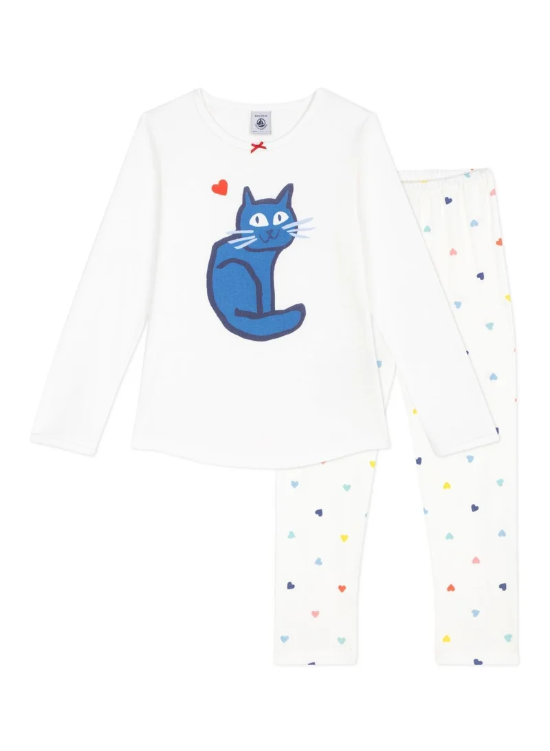 بيتي باتو Children's cat design cotton pyjamas.